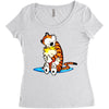 calvin hobbes Women's Triblend Scoop T-shirt