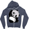happy panda Zipper Hoodie
