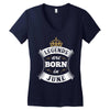 Legends Are Born In June Women's V-Neck T-Shirt