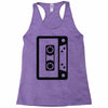retro cassette Racerback Tank
