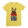 the snuggle is real Ladies Fitted T-Shirt