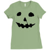 halloween jack o lantern Ladies Fitted T-Shirt