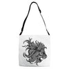 lion zentangle Adjustable Strap Totes