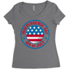 usa fourth of july Women's Triblend Scoop T-shirt