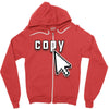 Copy Paste Matching Zipper Hoodie