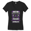 Never Underestimate The Strength Of A Gynecologic Cancer Warrior Women's V-Neck T-Shirt