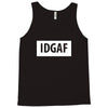 idgaf Dua Lipa Tank Top