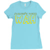 Wah (Waluigi's Voice) Ladies Fitted T-Shirt