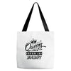 Queens Are Born In January Tote Bags