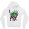 red oni ninja Zipper Hoodie