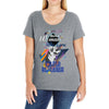 who loves golden retriever. Ladies Curvy T-Shirt