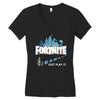 Just Play It Fortnite Women's V-Neck T-Shirt