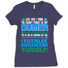 just wen i think you coundn't posible be any dumber you go and do somt Ladies Fitted T-Shirt