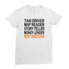 best dad ever fathers Ladies Fitted T-Shirt