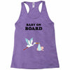 Baby On Board with Stork Racerback Tank