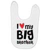 I Love My Big Brother Baby Bibs