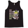 ski mood french bulldog Tank Top