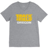 track and field oregon V-Neck Tee