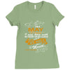 I'm a may woman I was born with my heart Ladies Fitted T-Shirt