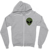 Cute Alien Zipper Hoodie