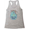 feel the music Racerback Tank