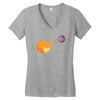 pluto hearts charon Women's V-Neck T-Shirt
