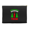 christmas drinking team Accessory Pouches