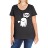 boo... Ladies Curvy T-Shirt