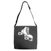 roller skate funny Adjustable Strap Totes