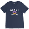 donut touch me funny V-Neck Tee