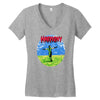 the sound of kombat Women's V-Neck T-Shirt