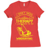 I Don't Need Therapy Just to Go Windsurfing Ladies Fitted T-Shirt