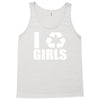 i recycle girls  funny Tank Top