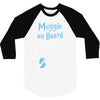 Muggle On Board Blue 3/4 Sleeve Shirt