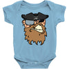 pirates face Baby Onesie