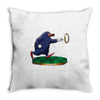 niffler the hedgehog Throw Pillow