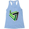 puzzled putter Racerback Tank