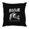 nihilist carnal leftovers entombed unleashed morbid Throw Pillow