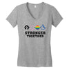 Stronger Together Women's V-Neck T-Shirt