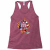 American Flag Q Fire Racerback Tank