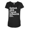 space team Maternity Scoop Neck T-shirt