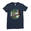 Stitch And Totoro Ladies Fitted T-Shirt