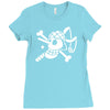 usopp flag one piece Ladies Fitted T-Shirt