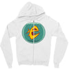 angry goldfish cartoon Zipper Hoodie