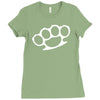 brass knuckles Ladies Fitted T-Shirt