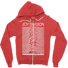 joy division unknown pleasures rock band Zipper Hoodie