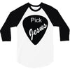 pick jesus bible 3/4 Sleeve Shirt