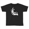 deer antler with buck forest Toddler T-shirt