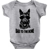 bad to the bone Baby Bodysuit