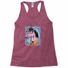 unicorn nerd graphic Racerback Tank